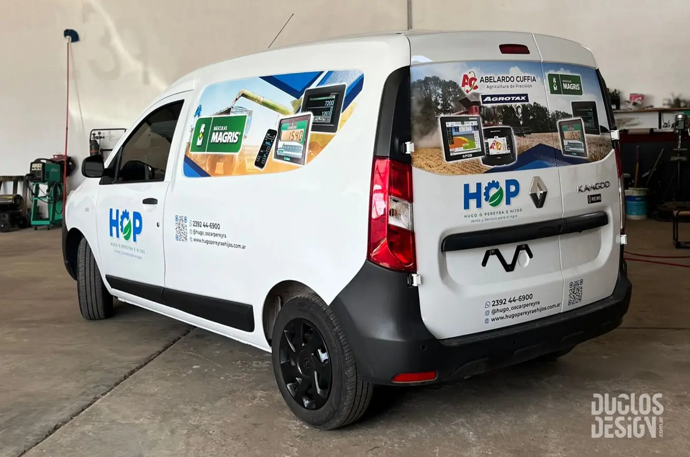 Vista de Ploteo Parcial Vehicular hecho por Duclos Design