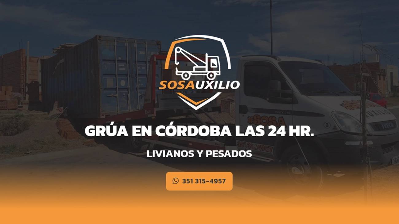 Diseño web para auxilio en ruta y grúas – Sosa