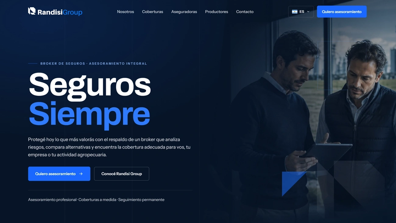Diseño web para Randisi Group