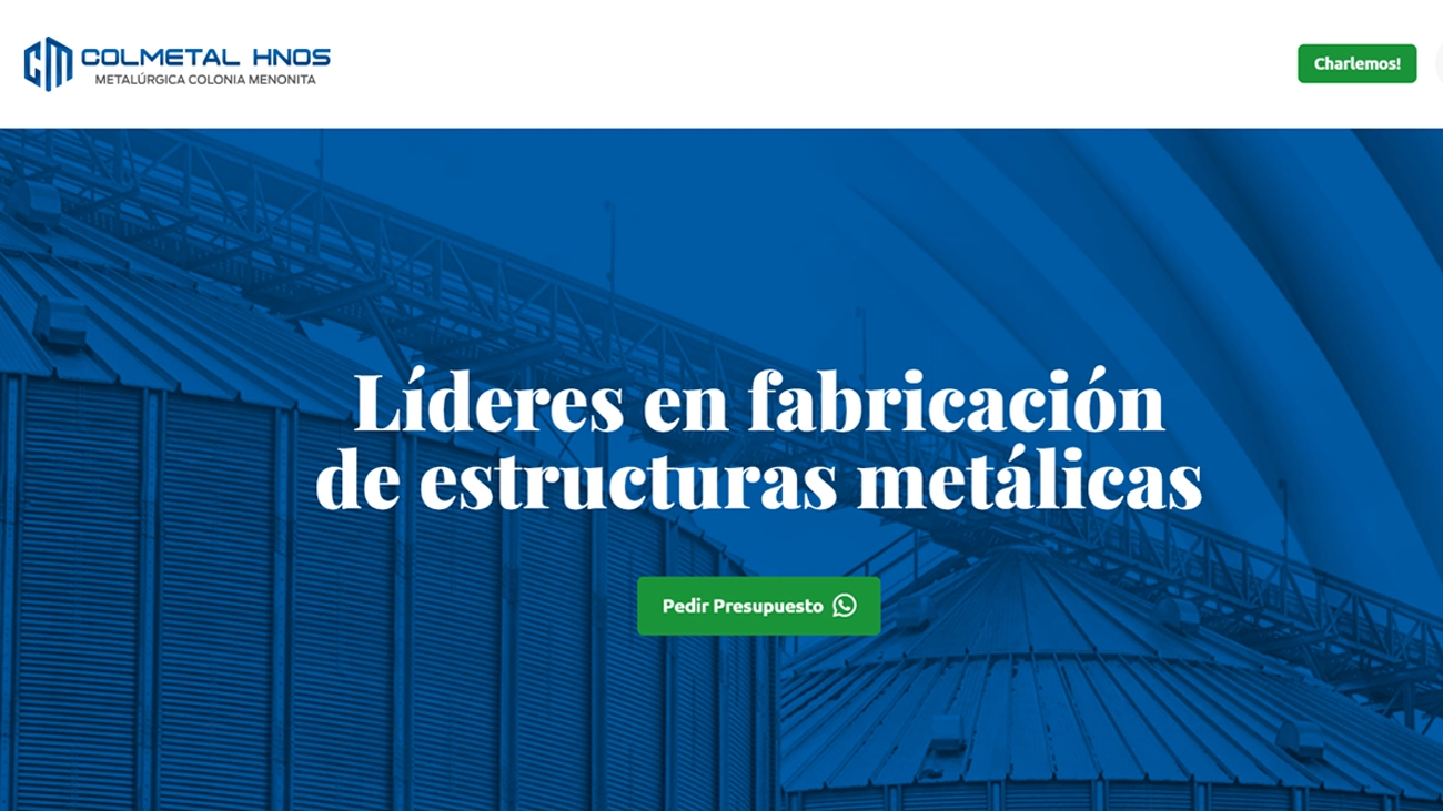 Diseño web para metalúrgica – Colmetal Hnos
