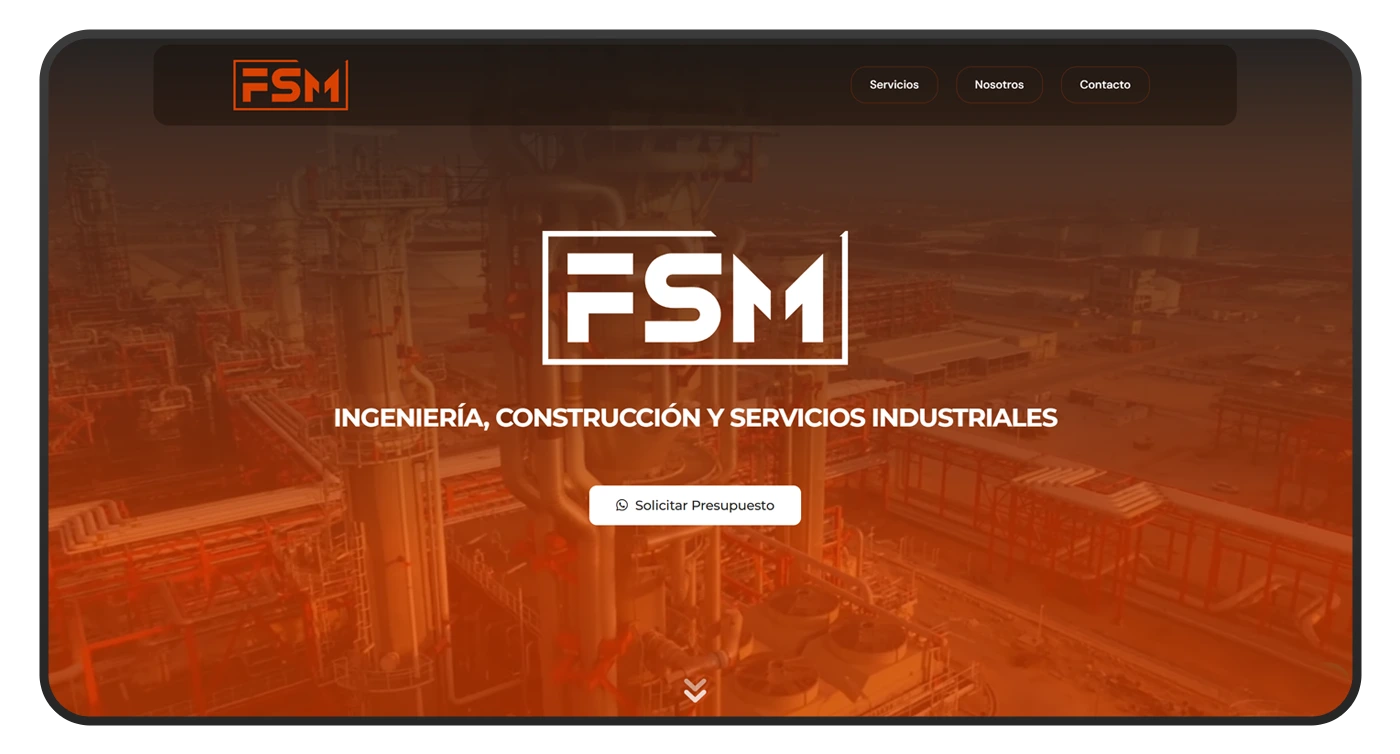 diseño de pagina web fasimet