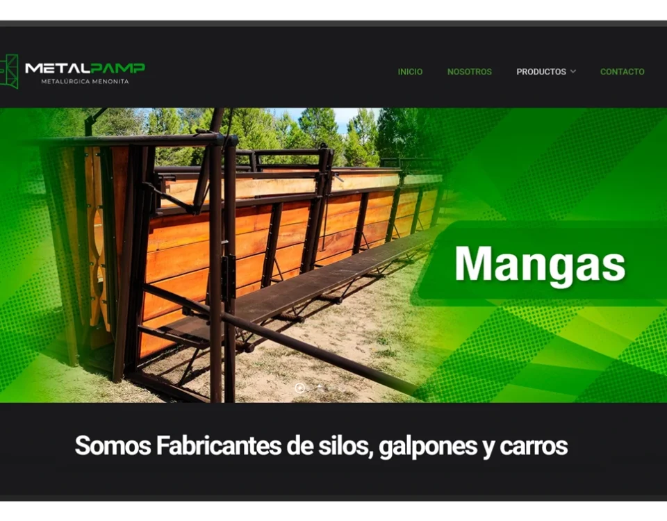 diseño de pagina web metalpamp