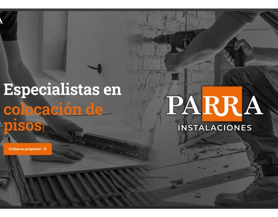 diseño de pagina web parra