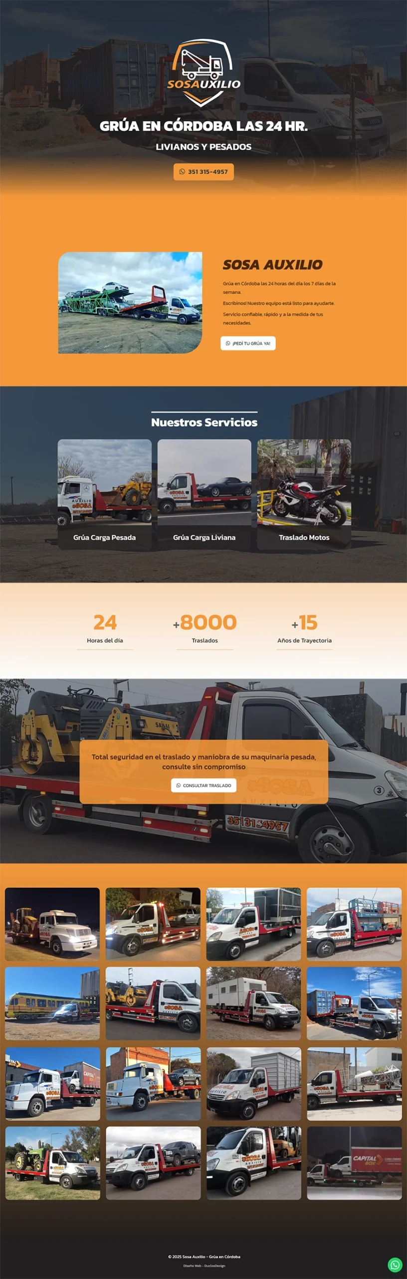 pagina web auxilio sosa