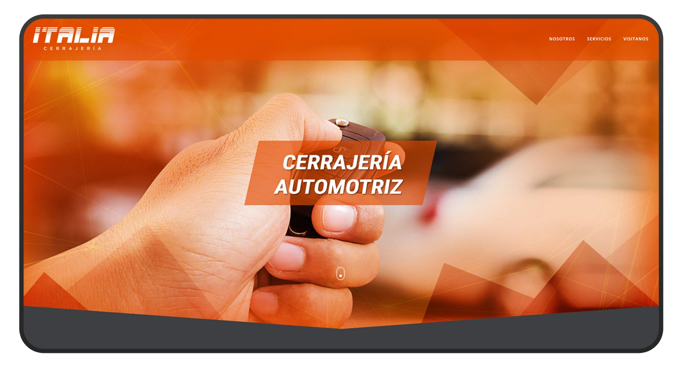 pagina web cerrajeria italia portada