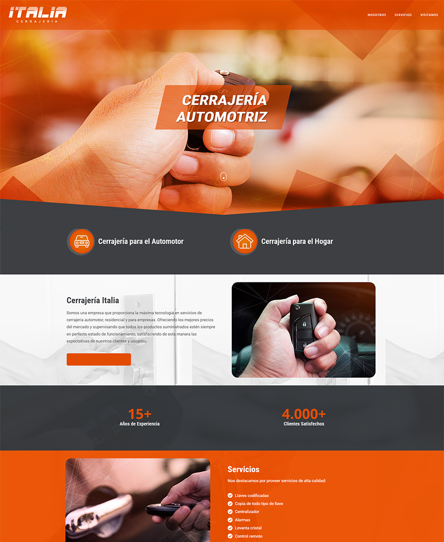 pagina web cerrajeria italia