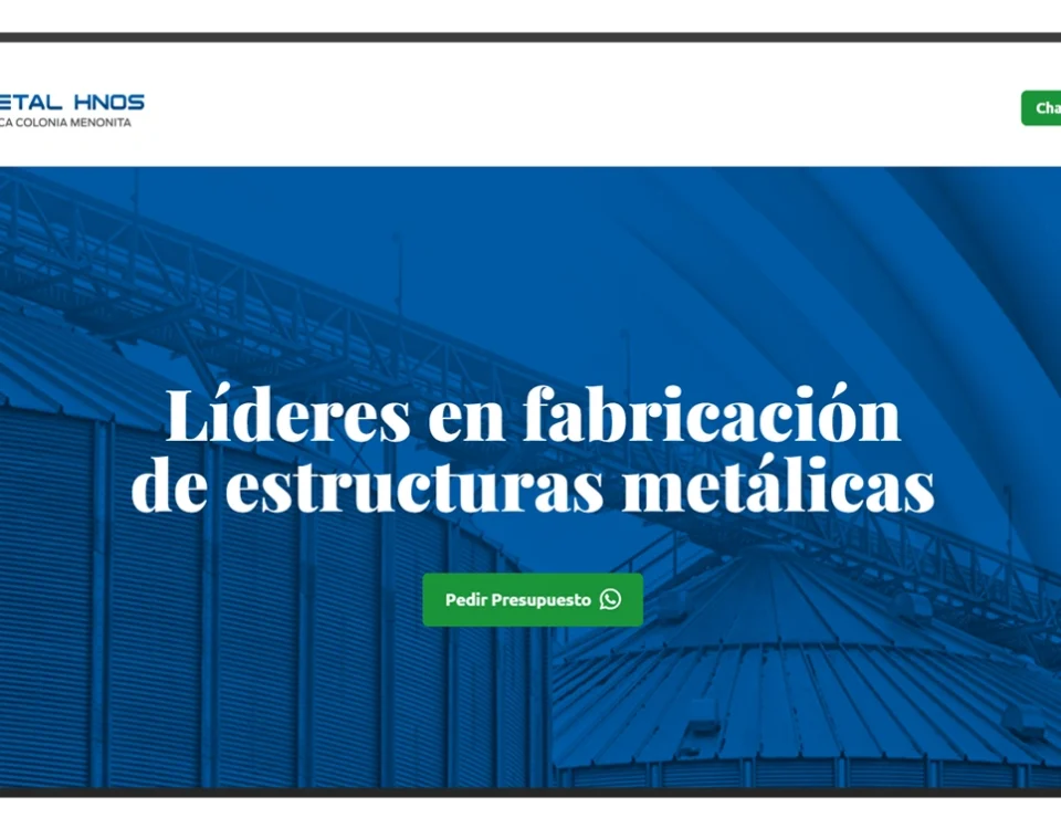 pagina web colmetal portada