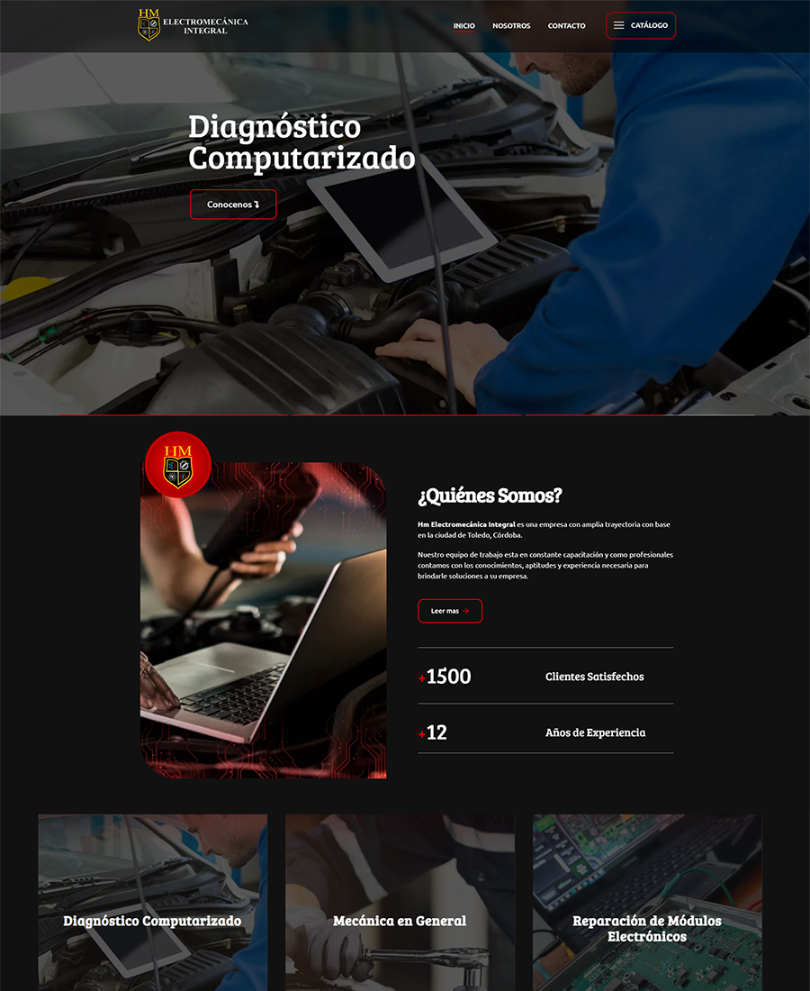 pagina web electromecanica integral
