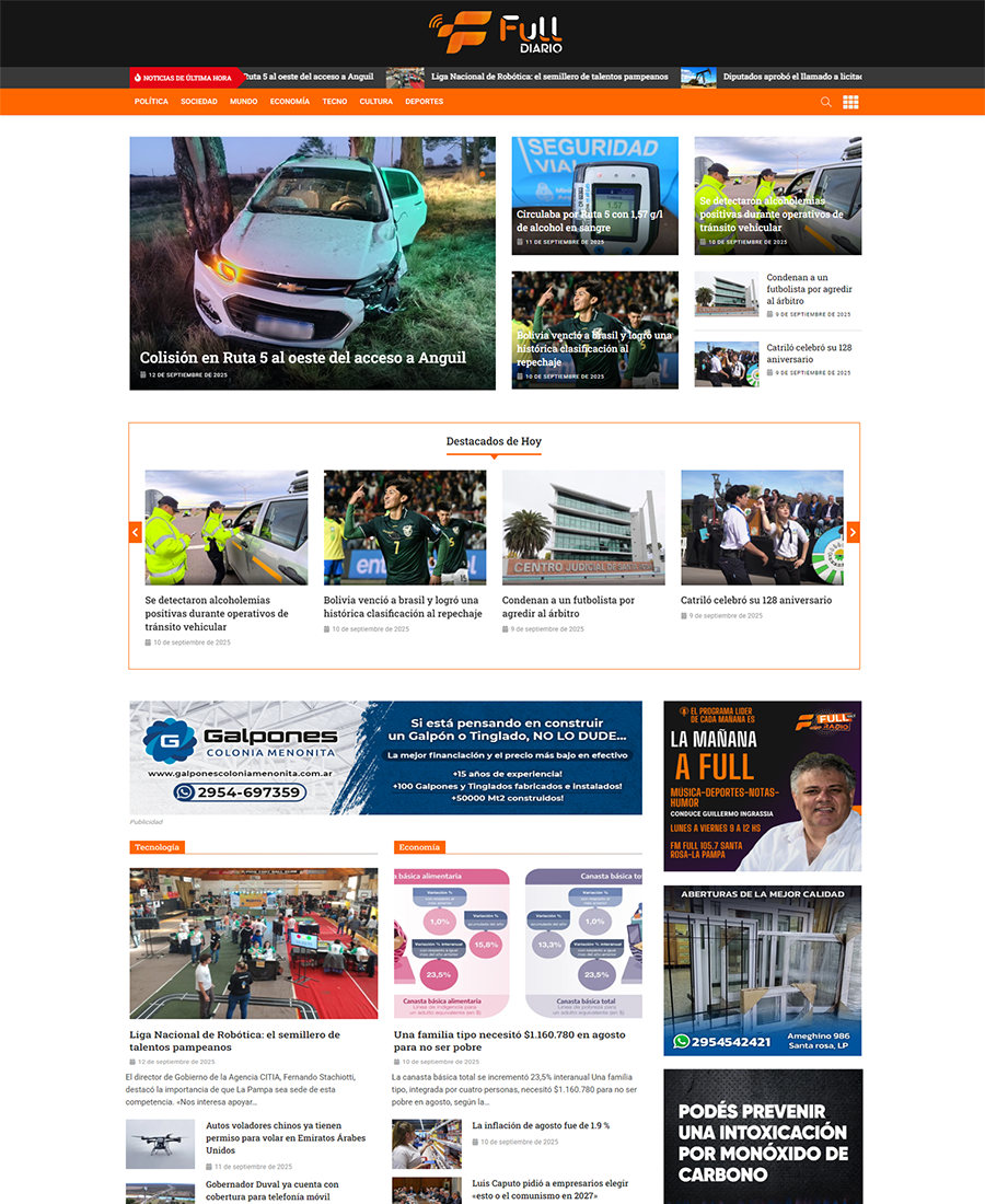 pagina web full diario