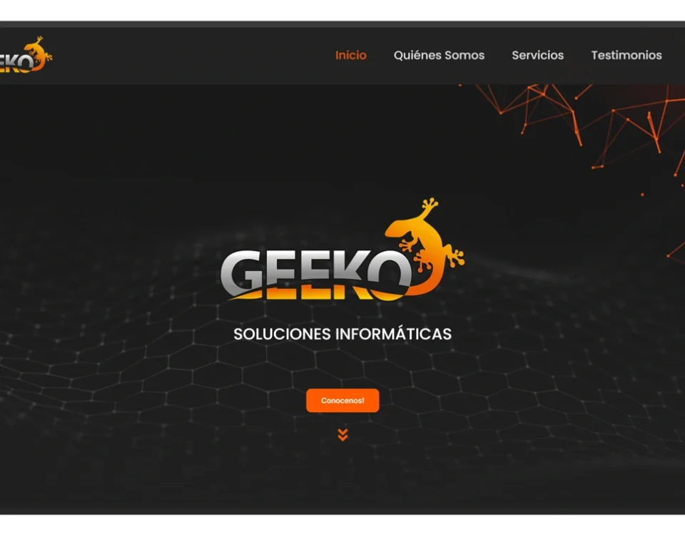 pagina web geeko portada
