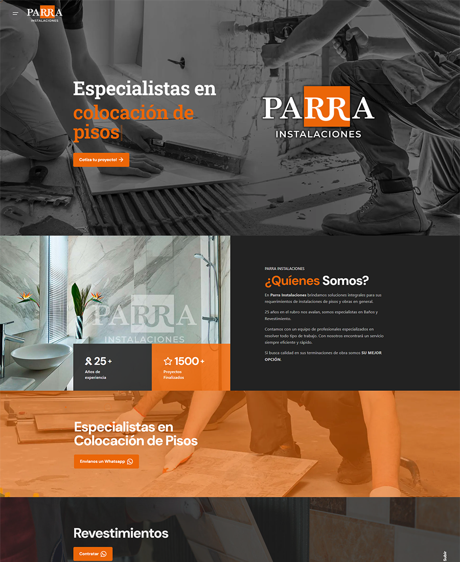 pagina web parra