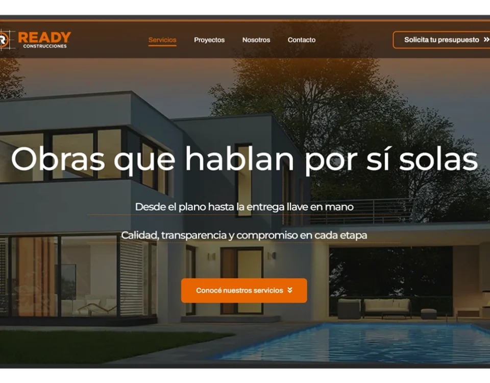 pagina web ready portada