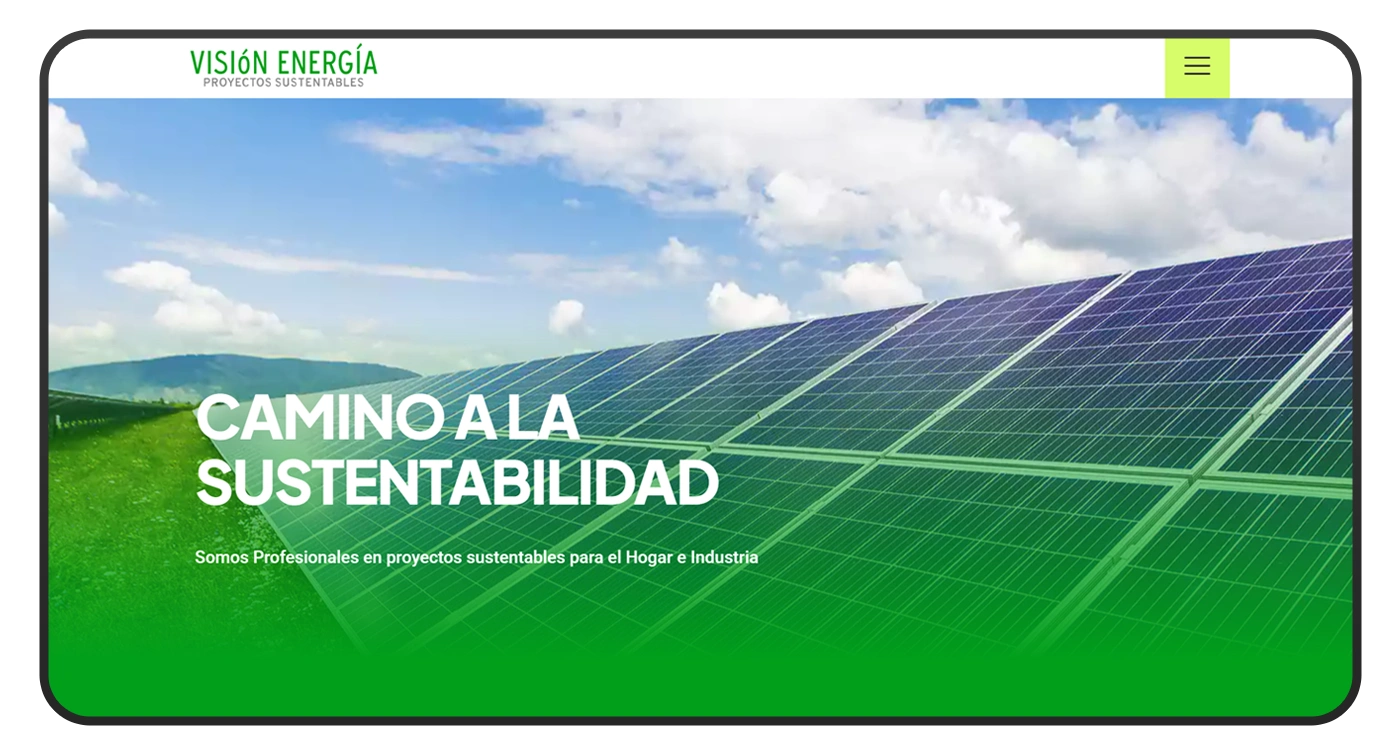 pagina web vision energia portada