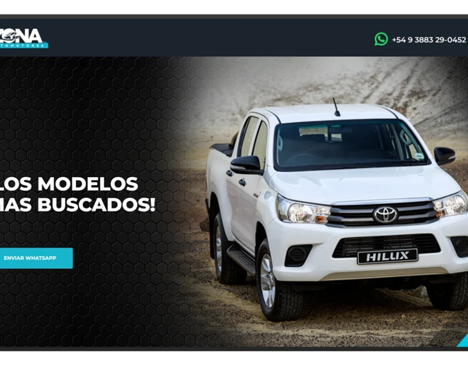 pagina web zona automotores portada