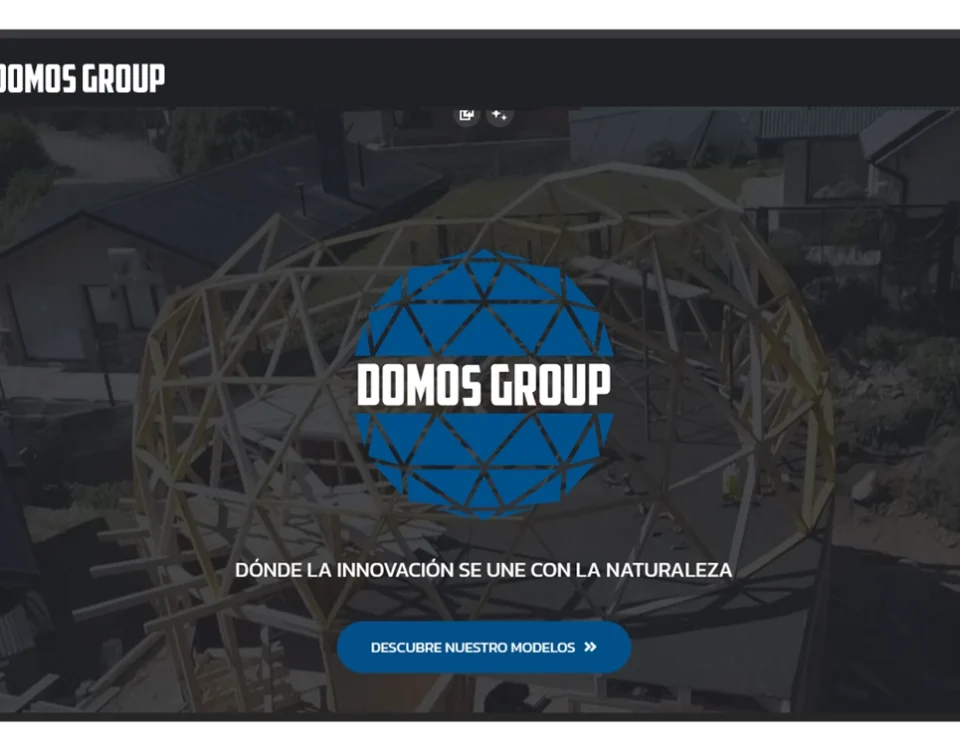 pagina web domos group portada