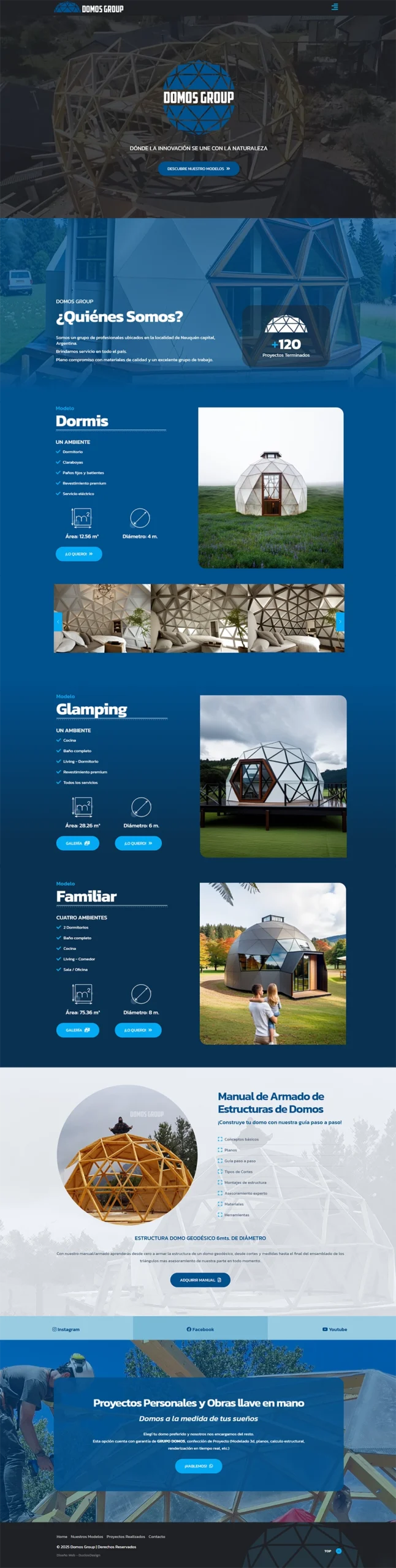 pagina web domos group