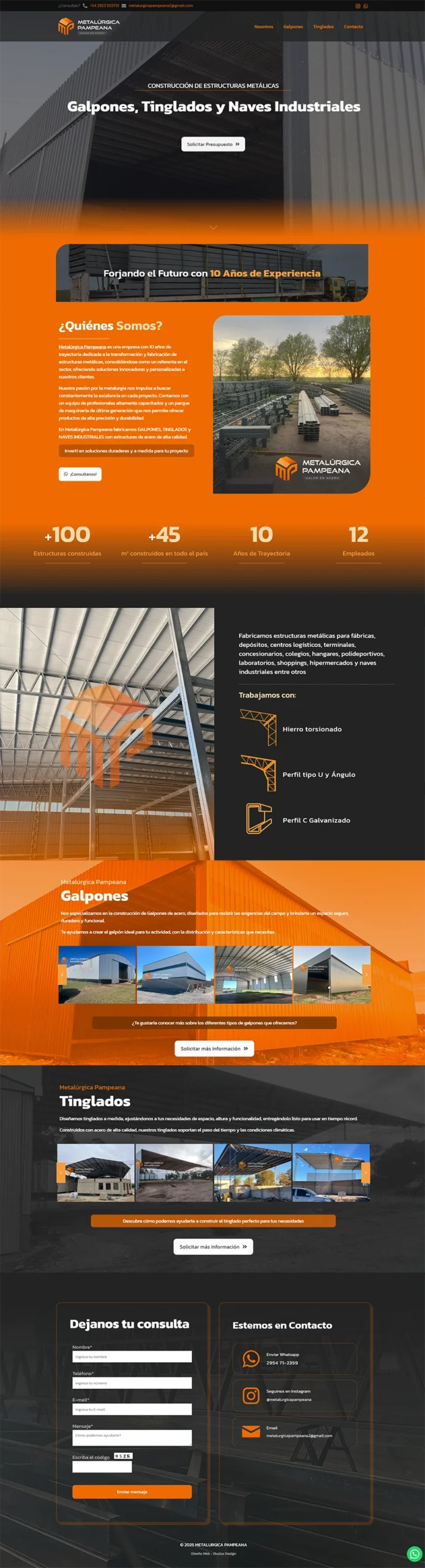 pagina web metalurgica pampeana