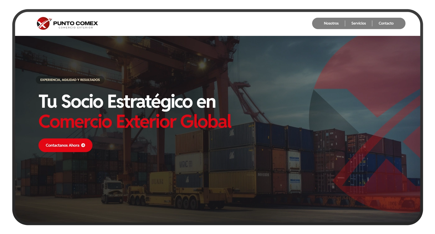 pagina web puntocomex portada