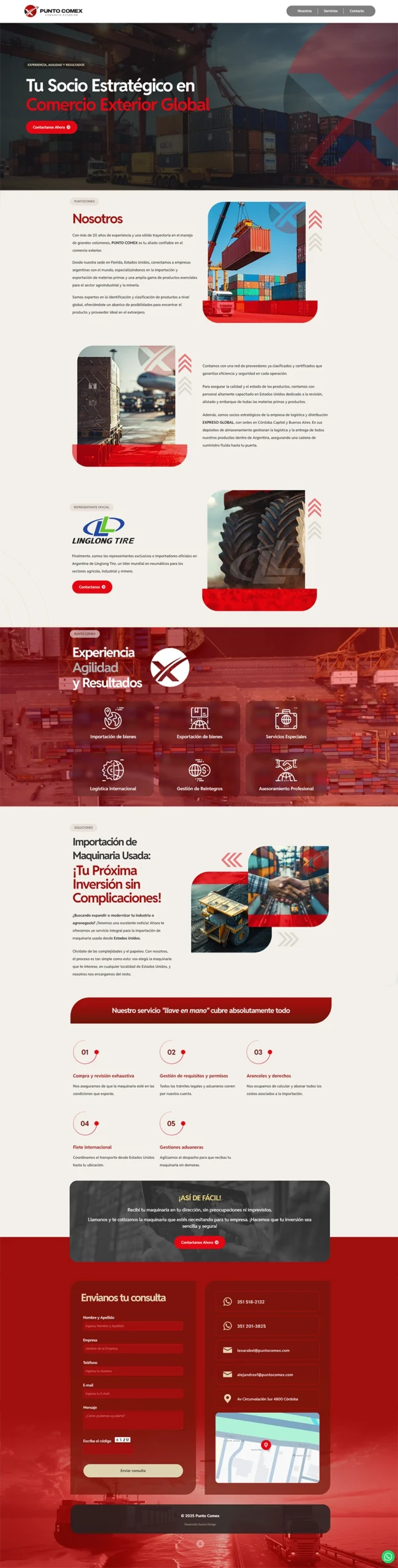 pagina web puntocomex