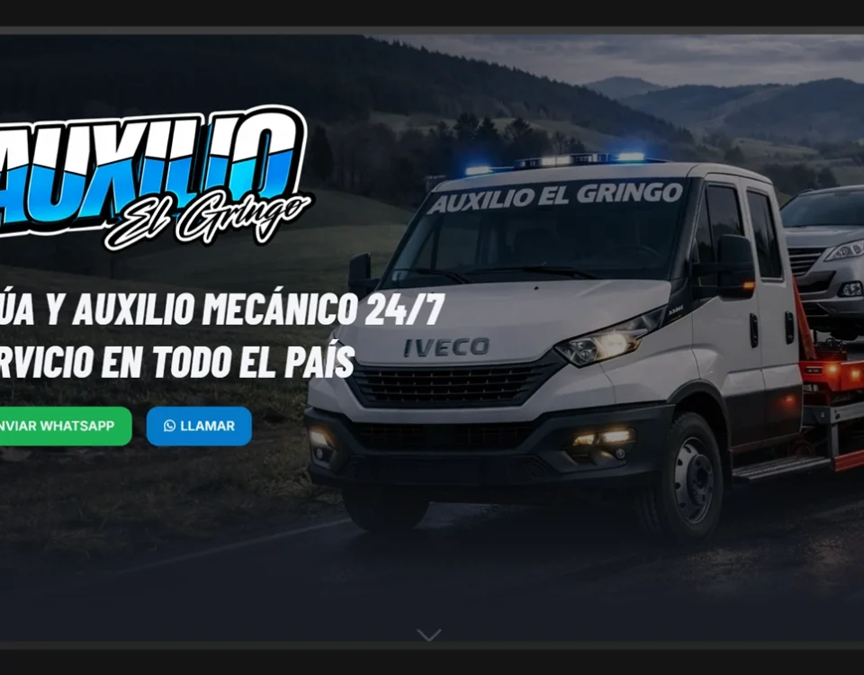 pagina web auxilio el gringo portada