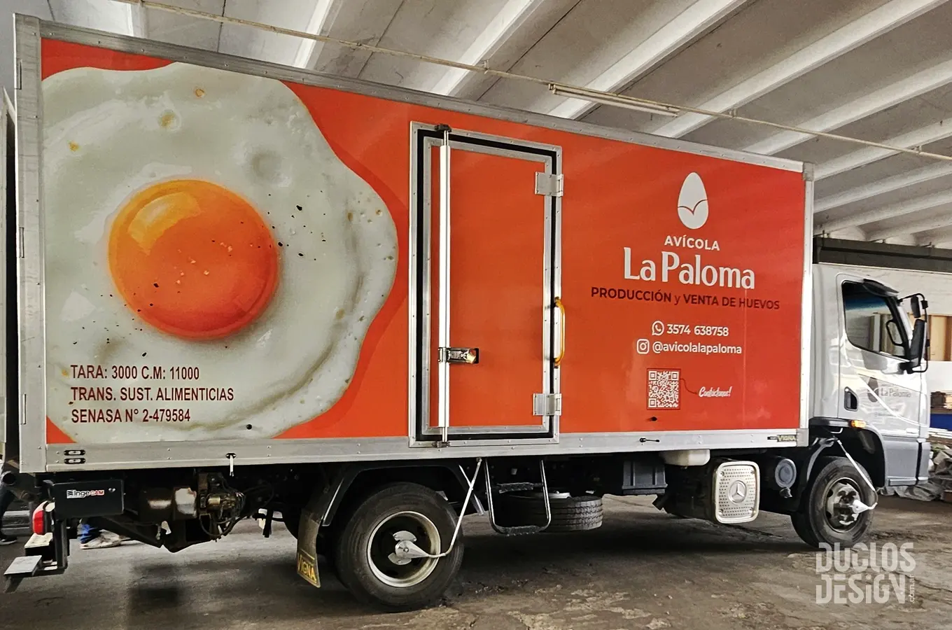 ploteo vehicular avicola la paloma 01 camion duclos design