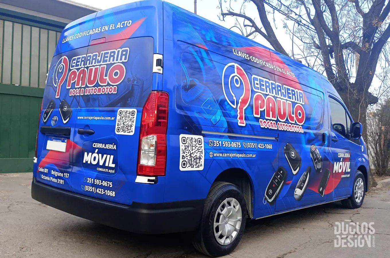 ploteo vehicular cerrajeria paulo 01 hiace duclos design