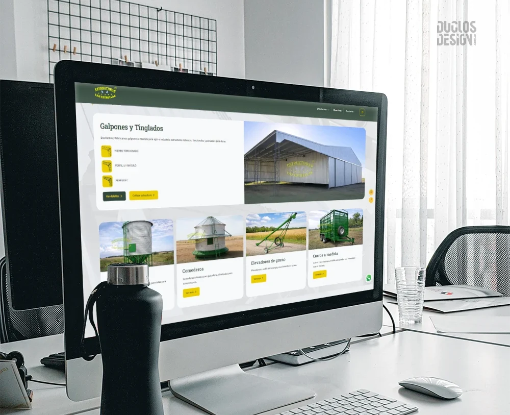 web que genere consultas. duclos design