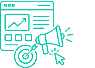 Icono marketing digital