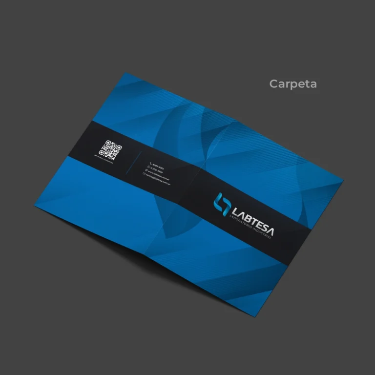 Diseño de carpetas corporativas para Labtesa